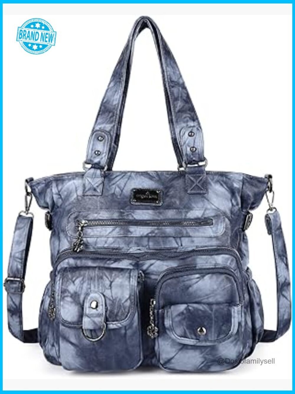 Soft Faux Leather Hobo Bag Satchel Shoulder Tote Crossbody Purse Large Capacity